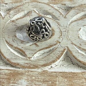Pandora Butterfly Openworks Silver Charm